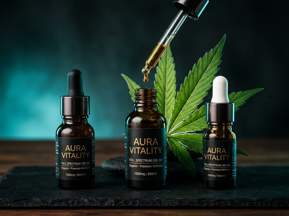 CBD wellness gummies and Kratom alternative display