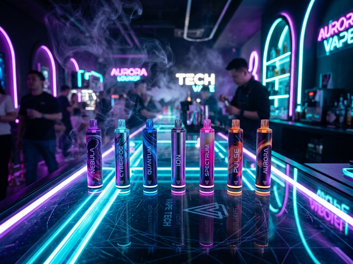 Disposable vape products selection at Prism Vape